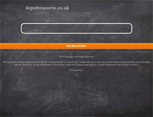 Tablet Screenshot of depotbrasserie.co.uk